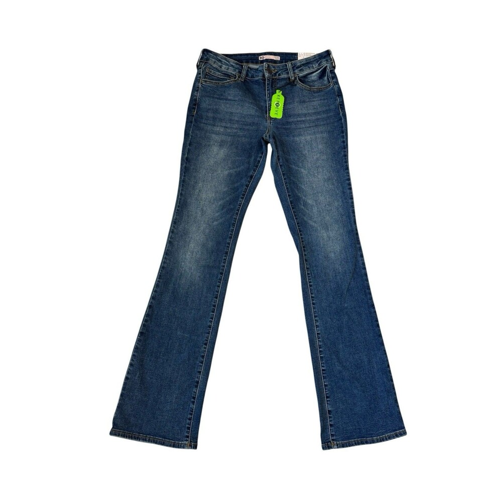 Juniors' SO Low-Rise Bootcut Jeans Dark Wash Blue Size 13L 31W New Women’s